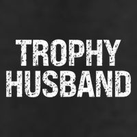 Funny Gift Trophy Husband Awesome Distressed Design Hubby Dad  Adult Drive Performance Visor