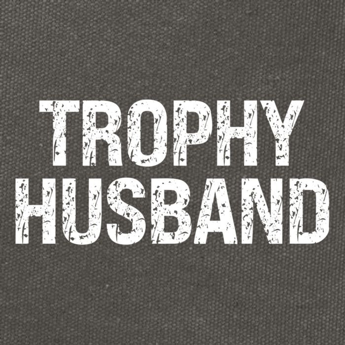 Funny Gift Trophy Husband Awesome Distressed Design Hubby Dad  Cotton Canvas Backpack