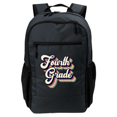 Fourth Grade Teacher Retro Vintage Daily Commute Backpack