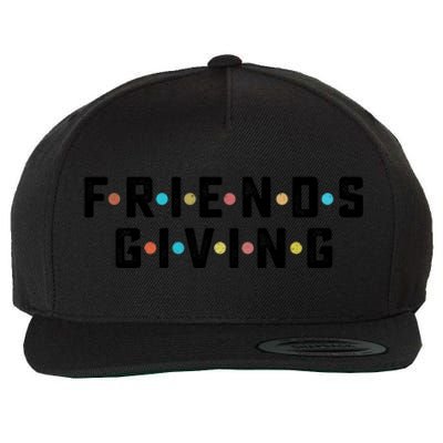 Friends Giving Thanksgiving Turkey Day Gift Wool Snapback Cap