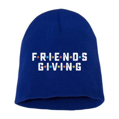 Friends Giving Thanksgiving Turkey Day Meaningful Gift Short Acrylic Beanie