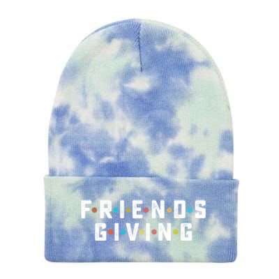 Friends Giving Thanksgiving Turkey Day Meaningful Gift Tie Dye 12in Knit Beanie