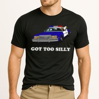 Funny Got Too Silly Goose Cooling Performance Crew T-Shirt