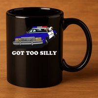 Funny Got Too Silly Goose 11oz C Handle Ceramic Mug