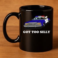 Funny Got Too Silly Goose 11oz C Handle Ceramic Mug