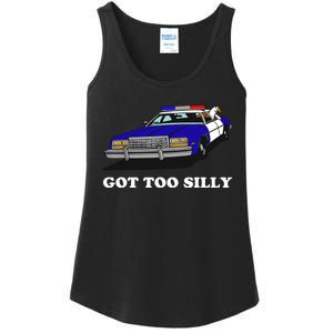 Funny Got Too Silly Goose Ladies Essential Tank