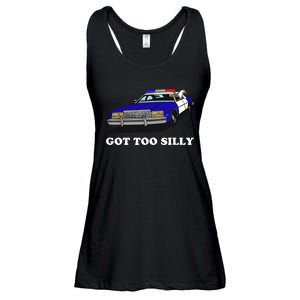 Funny Got Too Silly Goose Ladies Essential Flowy Tank