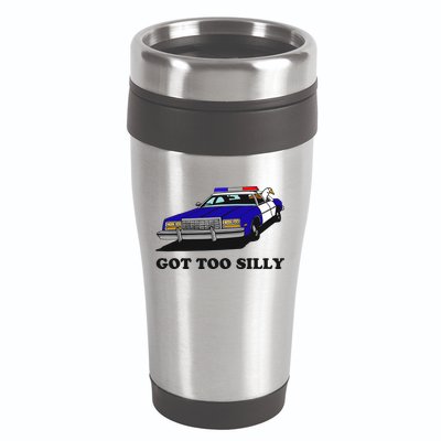 Funny Got Too Silly Goose 16oz Travel Tumbler