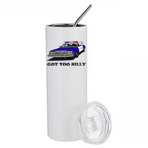 Funny Got Too Silly Goose Stainless Steel Tumbler