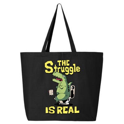 Funny Gift The Struggle Is Real Trex Gift Short Arm T Rex Funny 25L Jumbo Tote
