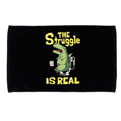 Funny Gift The Struggle Is Real Trex Gift Short Arm T Rex Funny Microfiber Hand Towel