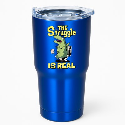 Funny Gift The Struggle Is Real Trex Gift Short Arm T Rex Funny Tumbler