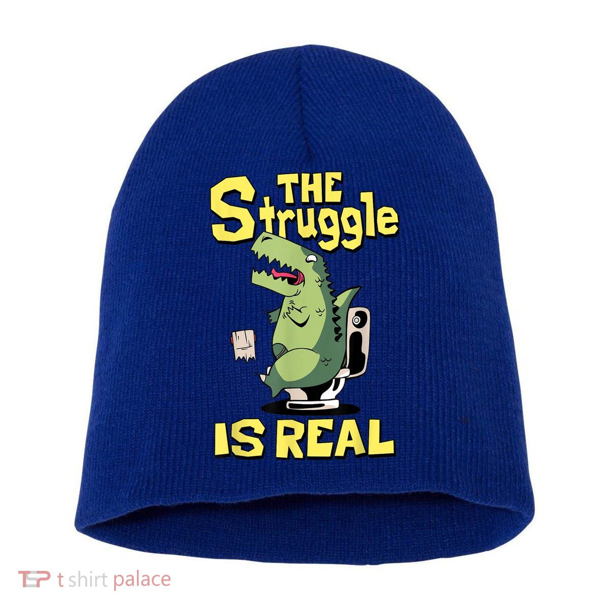Funny Gift The Struggle Is Real Trex Gift Short Arm T Rex Funny Short Acrylic Beanie