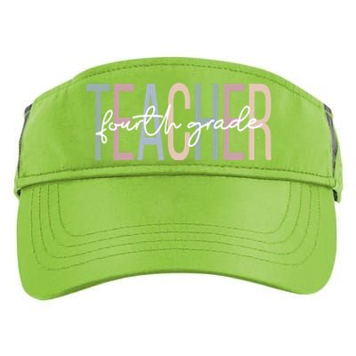 Fourth Grade Teacher Boho 4Th Grade Teacher Meaningful Gift Adult Drive Performance Visor