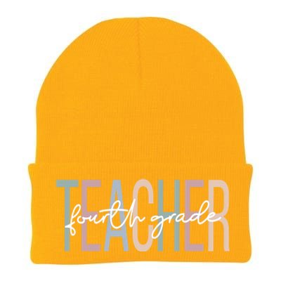 Fourth Grade Teacher Boho 4Th Grade Teacher Meaningful Gift Knit Cap Winter Beanie