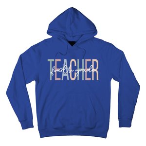 Fourth Grade Teacher Boho 4Th Grade Teacher Meaningful Gift Hoodie