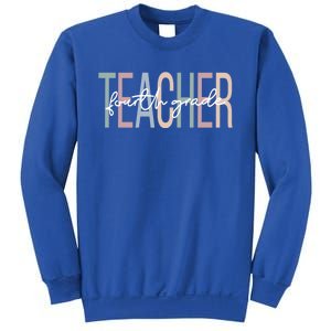 Fourth Grade Teacher Boho 4Th Grade Teacher Meaningful Gift Sweatshirt