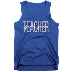 Fourth Grade Teacher Boho 4Th Grade Teacher Meaningful Gift Tank Top