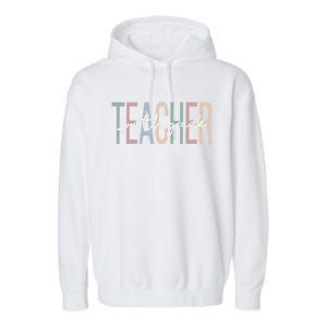 Fourth Grade Teacher Boho 4Th Grade Teacher Meaningful Gift Garment-Dyed Fleece Hoodie