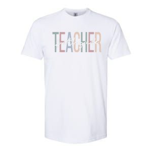 Fourth Grade Teacher Boho 4Th Grade Teacher Meaningful Gift Softstyle CVC T-Shirt