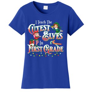 First Grade Teacher Christmas Gift Women's T-Shirt