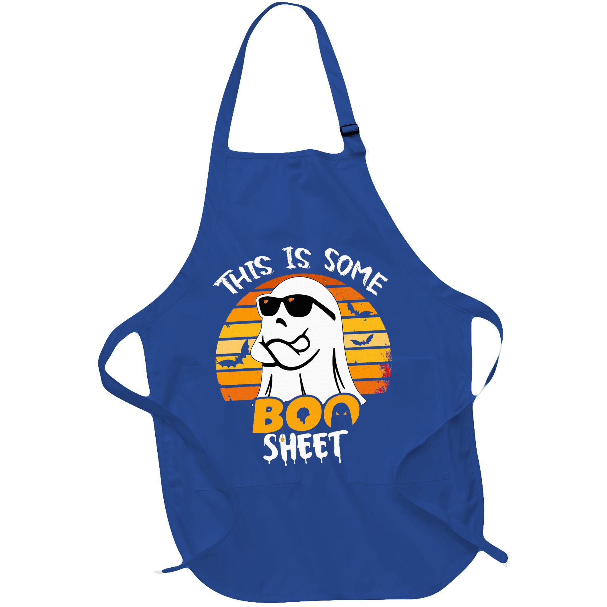Funny Ghost This Is Some Boo Sheet horror Halloween Costume Apron