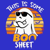 Funny Ghost This Is Some Boo Sheet horror Halloween Costume Apron