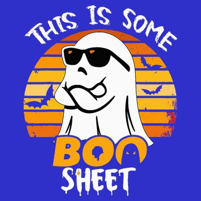 Funny Ghost This Is Some Boo Sheet horror Halloween Costume T-Shirt