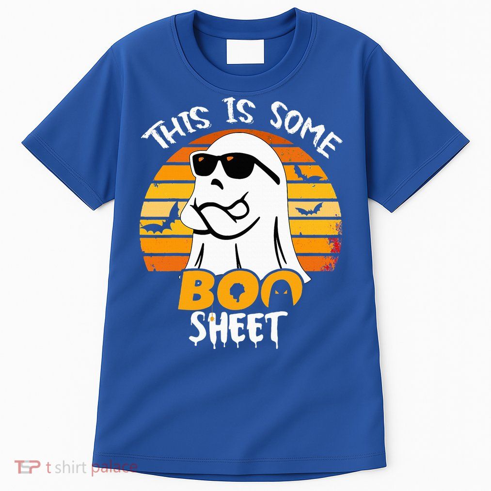 Funny Ghost This Is Some Boo Sheet horror Halloween Costume Tall T-Shirt