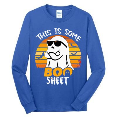 Funny Ghost This Is Some Boo Sheet horror Halloween Costume Tall Long Sleeve T-Shirt
