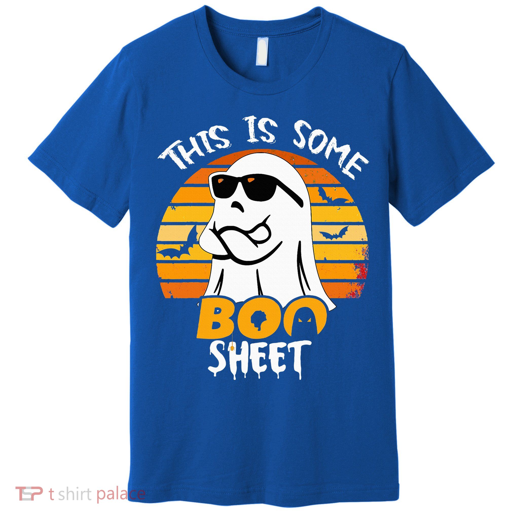 Funny Ghost This Is Some Boo Sheet horror Halloween Costume Premium T-Shirt