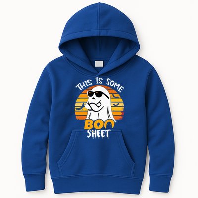 Funny Ghost This Is Some Boo Sheet horror Halloween Costume Kids Hoodie