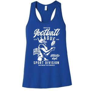 Football Gift Team College Coach Gift Women's Racerback Tank