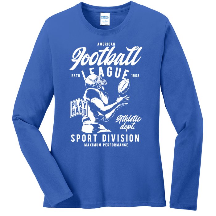 Football Gift Team College Coach Gift Ladies Long Sleeve Shirt