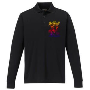 Football Gift Team College Coach Gift Performance Long Sleeve Polo