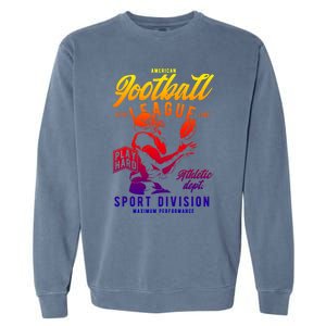 Football Gift Team College Coach Gift Garment-Dyed Sweatshirt