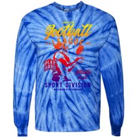 Football Gift Team College Coach Gift Tie-Dye Long Sleeve Shirt