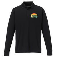 Funny Garbage Truck Design For Kids Trash Truck Performance Long Sleeve Polo