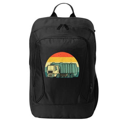 Funny Garbage Truck Design For Kids Trash Truck City Backpack