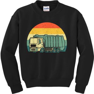 Funny Garbage Truck Design For Kids Trash Truck Kids Sweatshirt