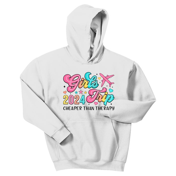 Funny Girl Trip 2024 Cheaper Thsn Therapy Kids Hoodie