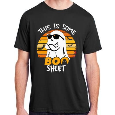 Funny Ghost This Is Some Boo Sheet Horror Halloween Costume Adult ChromaSoft Performance T-Shirt