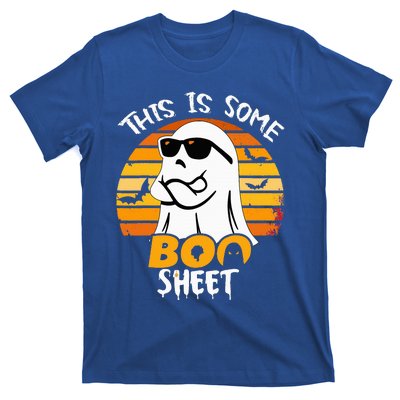 Funny Ghost This Is Some Boo Sheet Horror Halloween Costume T-Shirt