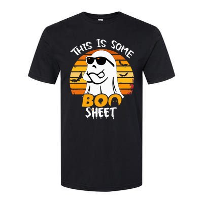 Funny Ghost This Is Some Boo Sheet Horror Halloween Costume Softstyle CVC T-Shirt