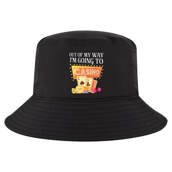 Funny Going To The Casino Design For Card Game Lovers Cool Comfort Performance Bucket Hat