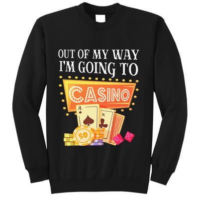 Funny Going To The Casino Design For Card Game Lovers Sweatshirt
