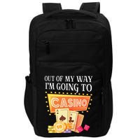 Funny Going To The Casino Design For Card Game Lovers Impact Tech Backpack