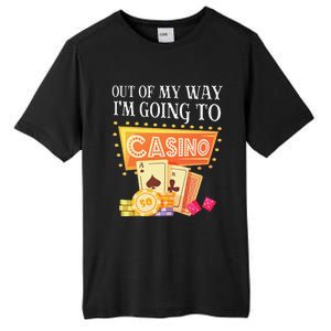 Funny Going To The Casino Design For Card Game Lovers Tall Fusion ChromaSoft Performance T-Shirt