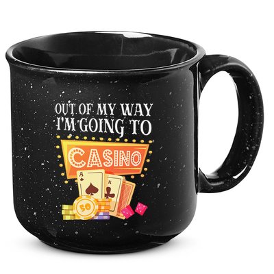 Funny Going To The Casino Design For Card Game Lovers 15oz Campfire Ceramic Mug