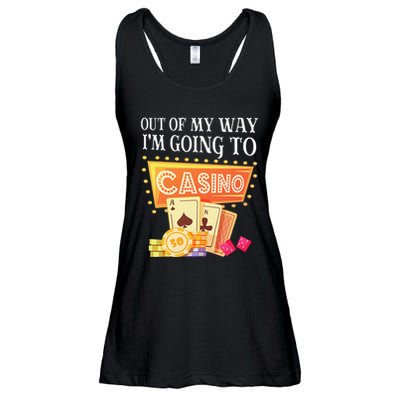 Funny Going To The Casino Design For Card Game Lovers Ladies Essential Flowy Tank